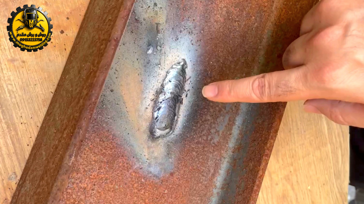 نمونه جوش خوب یک دستگاه جوش 200 آمپر با انتخاب درست