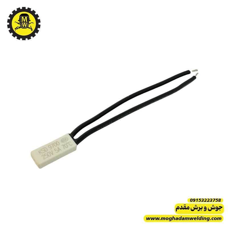 سنسور حرارتی 70 درجه Normally Open پلاستیکی