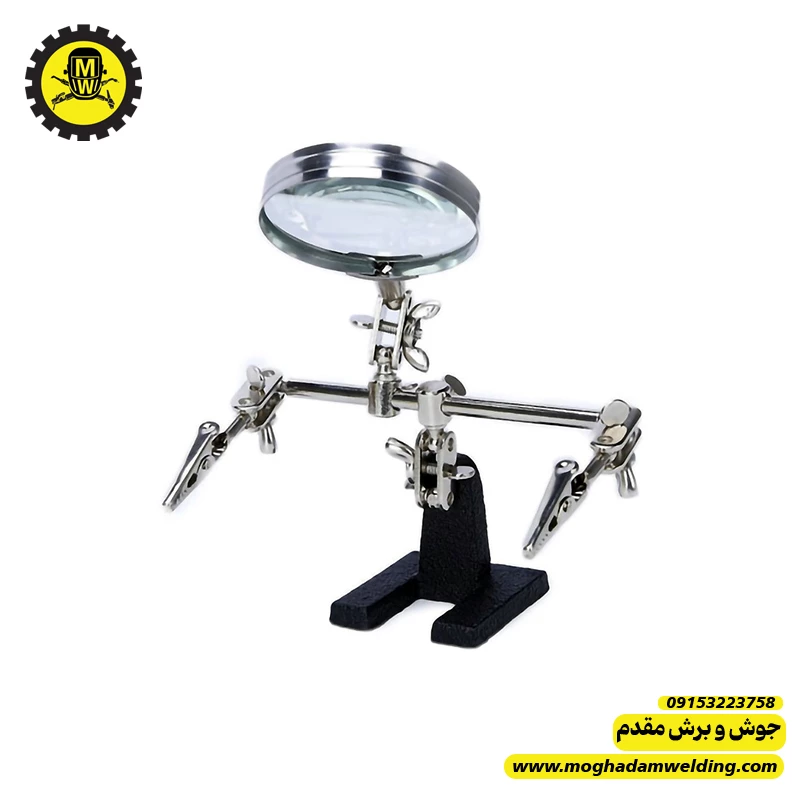گیره برد ذره بین دار