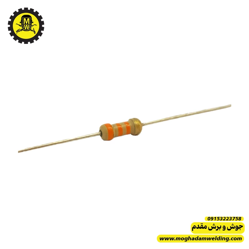 مقاومت کربنی 33 کیلو اهم 0.25 وات
