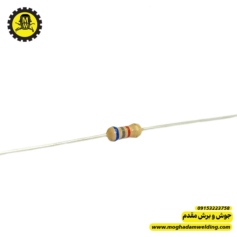 مقاومت کربنی 6.8 کیلو اهم 0.25 وات  