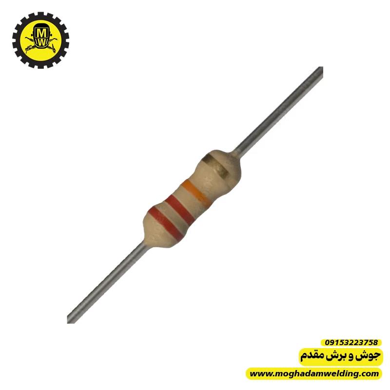 مقاومت کربنی 22 کیلو اهم 1/8 وات 