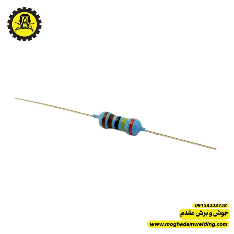مقاومت کربنی 47 کیلو اهم 0.25 وات 1 درصد خطا