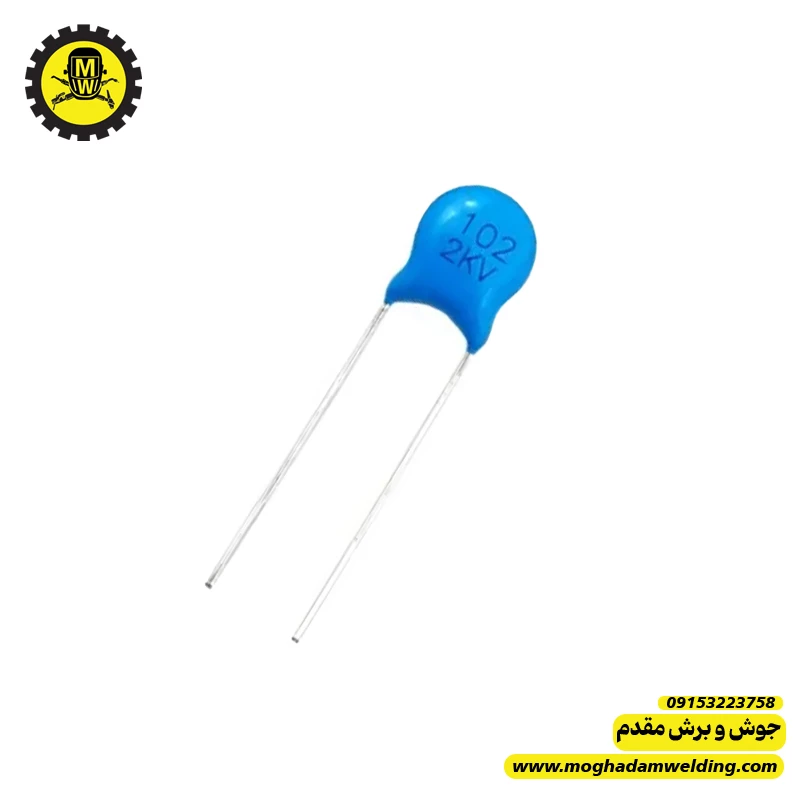 خازن سرامیکی 102K 2kv (خازن اسنابر)