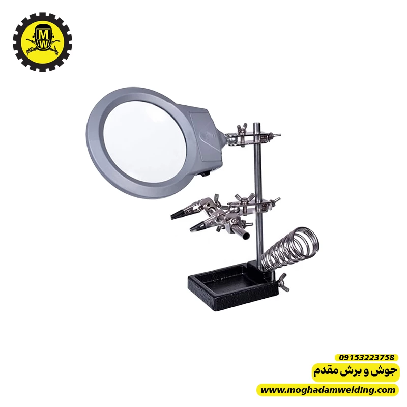 پایه هویه ZD 10M ذره بین دار