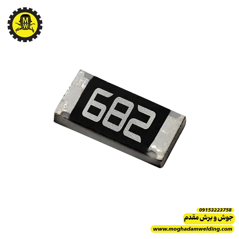 مقاومت 6.8 کیلو اهم SMD سایز 1206