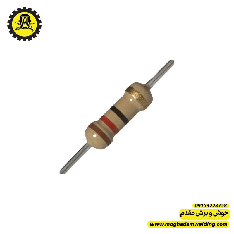 مقاومت کربنی 12 اهم 2 وات 