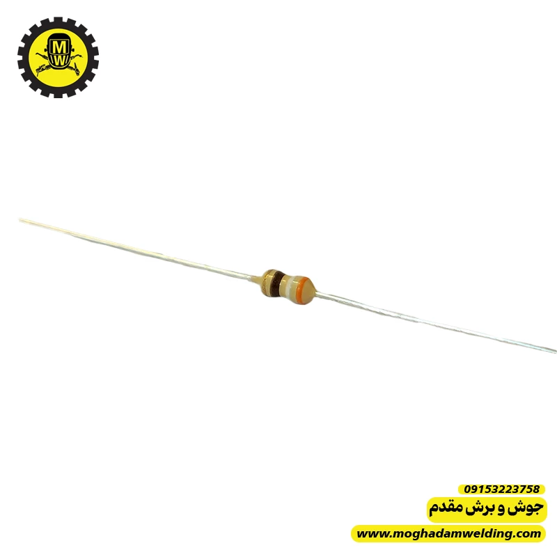 مقاومت کربنی 390 اهم 1/8 وات 