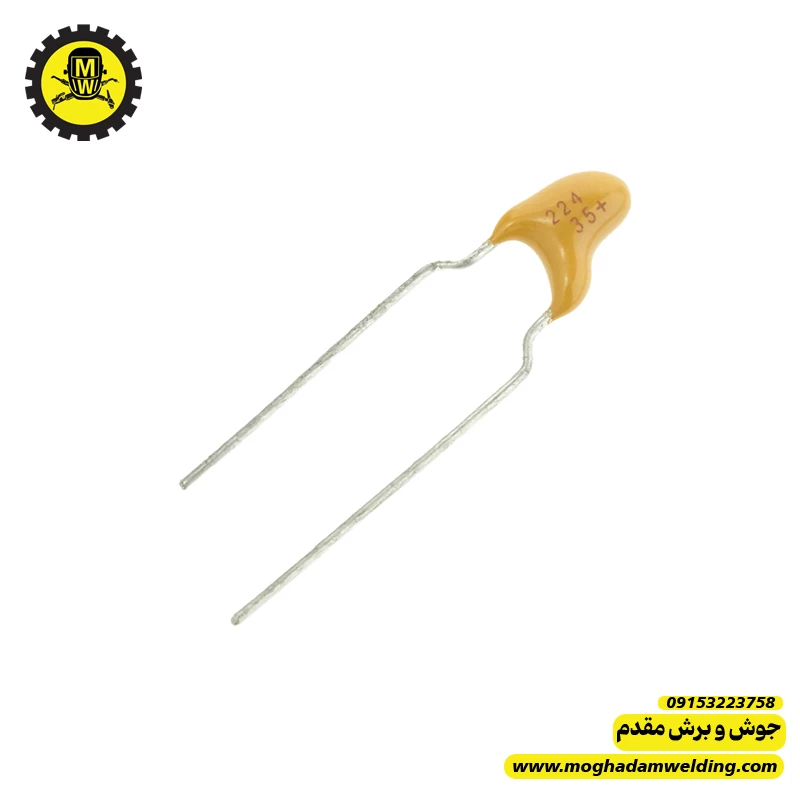خازن تانتالیوم 220 نانوفاراد 35 ولت