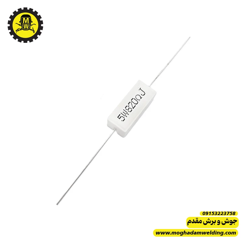 مقاومت آجری 820 اهم 5 وات  