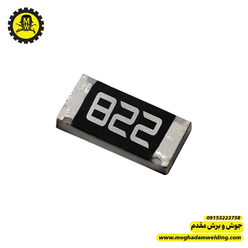 مقاومت 8.2 کیلو اهم SMD سایز 1206