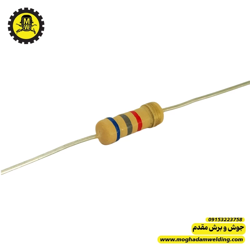 مقاومت 6.8 کیلو اهم 0.5 وات
