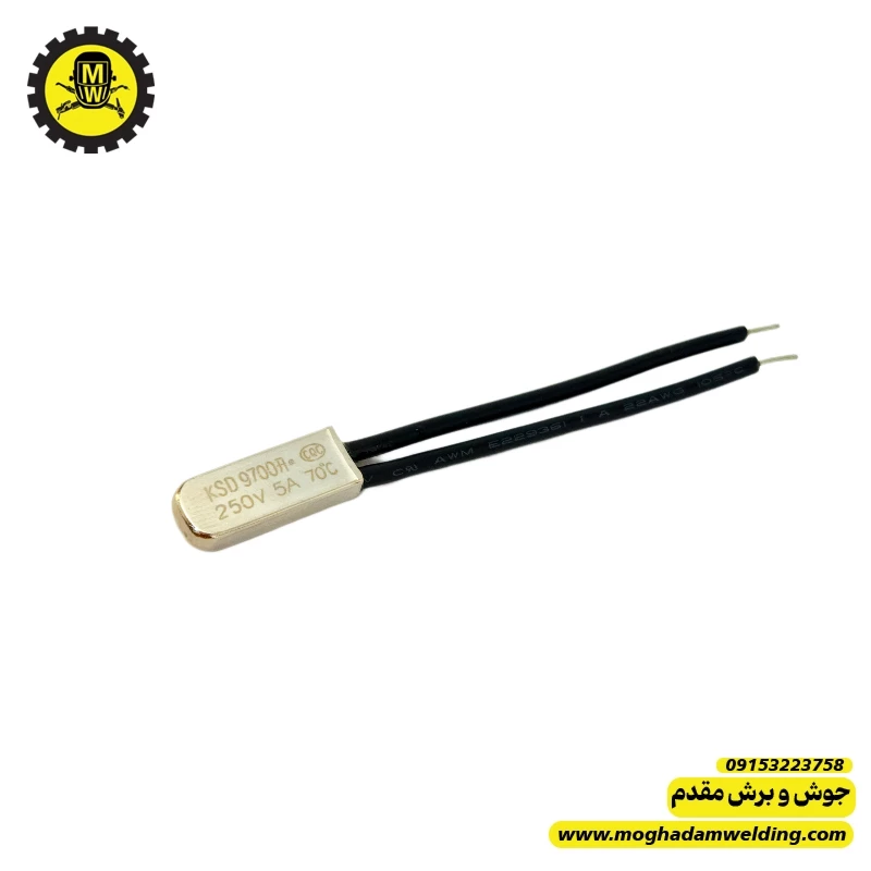 سنسور حرارتی 70 درجه Normally Open سیم دار