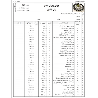 فاکتور مرجع 10 میلیونی