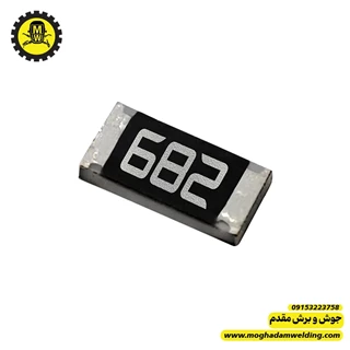 مقاومت 6.8 کیلو اهم SMD سایز 1206