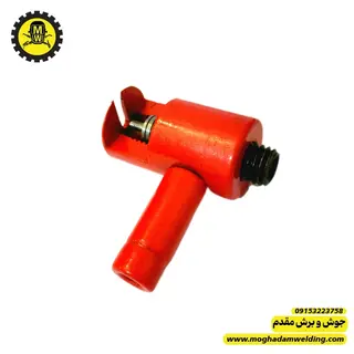 دنده کش آرمیچر موتورهای زغالی و براشلس رنگ قرمز نمای روبرو