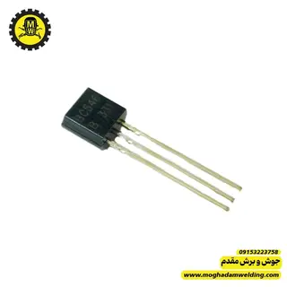 ترانزیستور BJT BC546 نوع NPN  سه پایه نمای روبرو برند  ON SEMICONDUCTOR