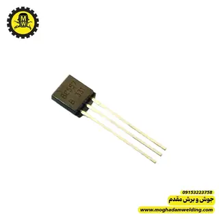 ترانزیستور BJT BC557 نوع PNP  سه پایه نمای روبرو برند MULTICOMP