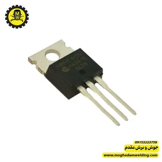 ماسفت IRF540N سه پایه نمای روبرو برند  INTERNATIONAL RECTIFIER