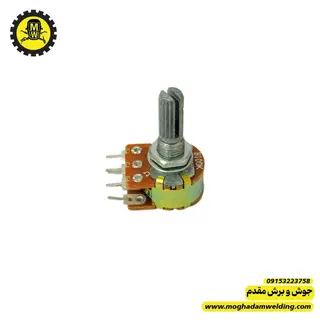 ولوم 100 کیلو اهم دوبل فلزی شش پایه نمای روبرو برند WLHD
