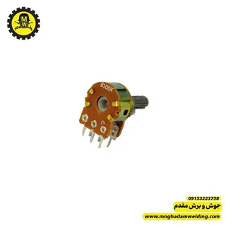 ولوم 100 کیلو اهم دوبل فلزی شش پایه نمای روبرو برند WLHD