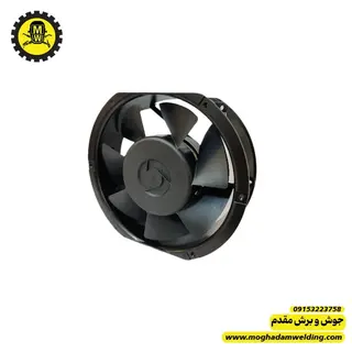 فن220 ولت 0.22 آمپر 5*17*15 بدنه فلزی  نمای پشت فن 