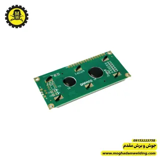نمایشگر 2*16 Green Backlight نمای پشت برد