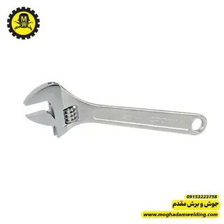 آچار فرانسه 12 اینچ کرون مدل CNA12 نمای روبرو 