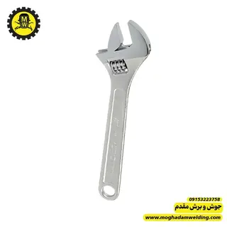 آچار فرانسه 12 اینچ کرون مدل CNA12 نمای ایستاده 