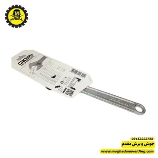 آچار فرانسه 10 اینچ کرون مدل CNA10 نمای روبرو 