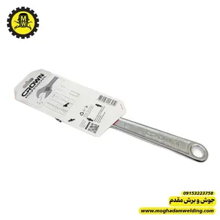 آچار فرانسه 12 اینچ کرون مدل CNA12 نمای پشت آچار