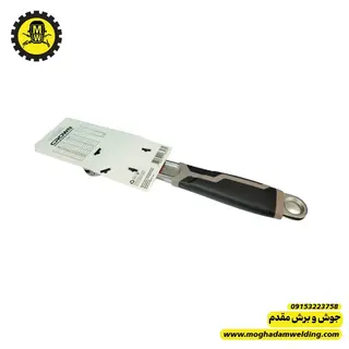 آچار فرانسه 12 اینچ روکشدار کرون مدل CNB12 نمای پشت دسته روکش دار 
