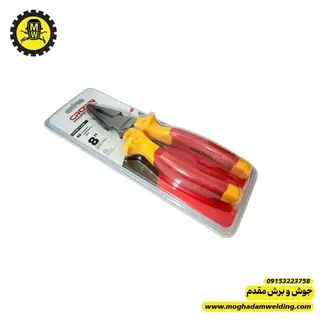 انبر دستی 8 اینچی عایق برق فشار قوی کرون همراه با جعبه نمای روبرو