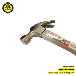 چکش میخ کش 250 گرمی دسته فایبر گلس کرون