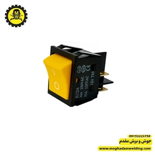 کلید پاور 4 پایه 250 ولت 30 آمپر دستگاه جوش بدون چراغ