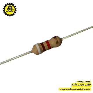 مقاومت کربنی 9.1 کیلو اهم 0.25 وات 