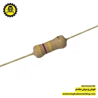 مقاومت کربنی 470 کیلو اهم 0.25 وات 