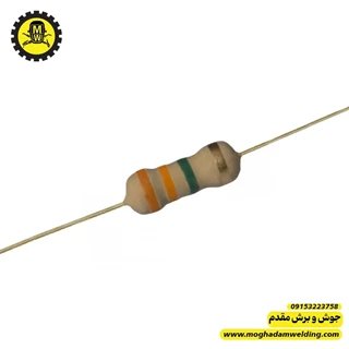 مقاومت کربنی 3.3 مگا اهم 0.25 وات  