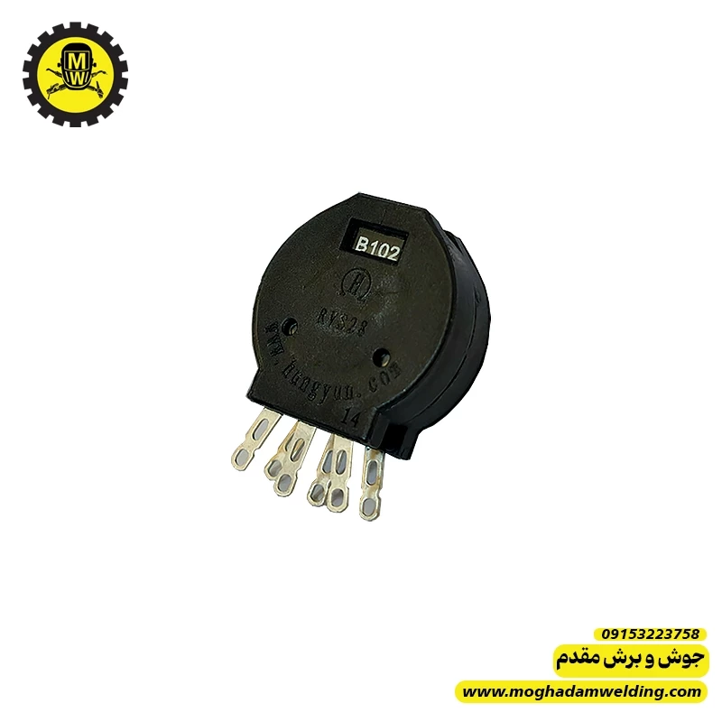 ولوم 1 کیلو اهم B102 پلاستیکی  6 پایه 