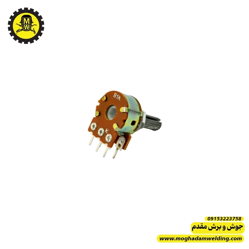 ولوم 1 کیلو اهم B102 شش پایه دوبل فلزی