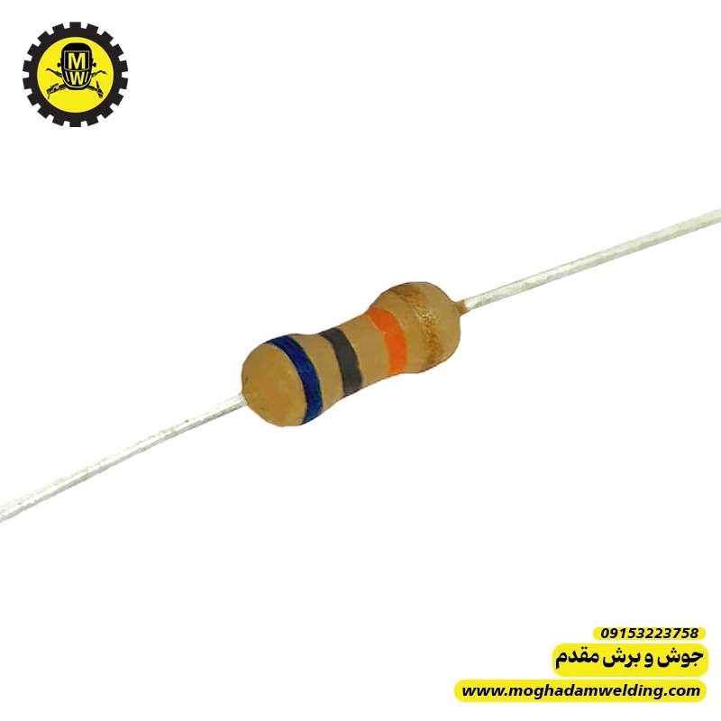 مقاومت کربنی 68 کیلو اهم 0.25 وات