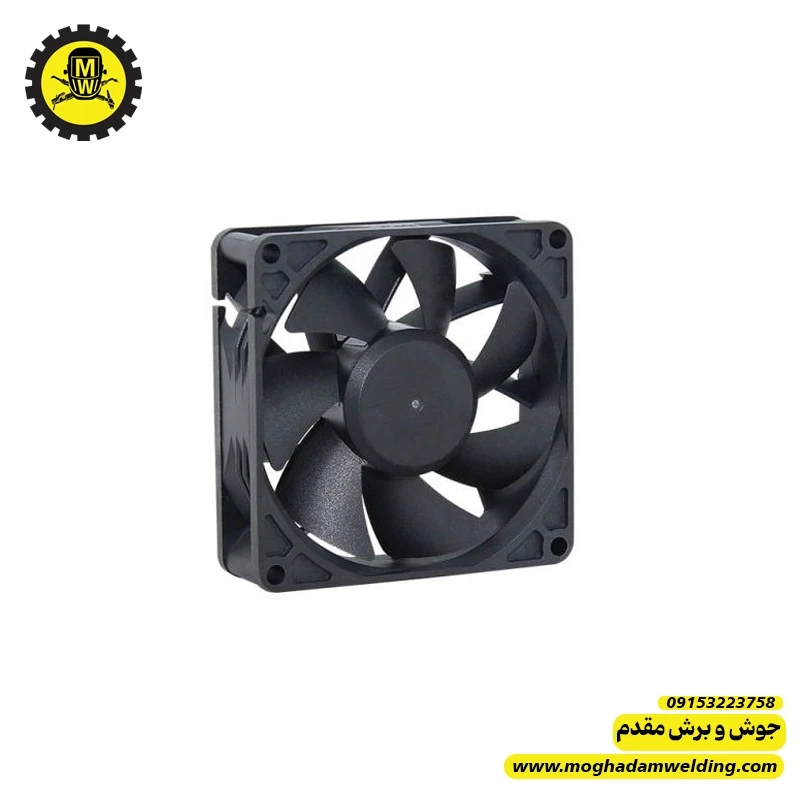 فن 24 ولت 12*12  4800 دور 2.5 سانتی متر