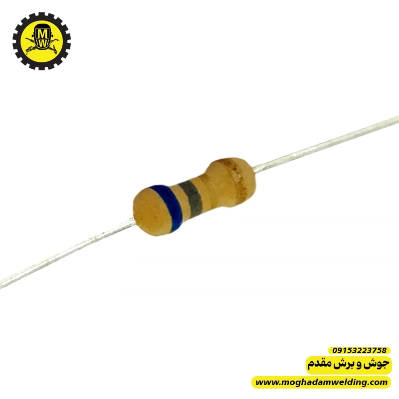مقاومت کربنی 6.8 اهم 0.25 وات