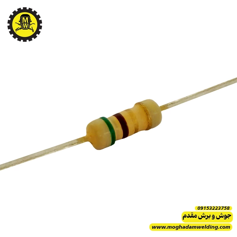 مقاومت کربنی 5.1 اهم 0.25 وات