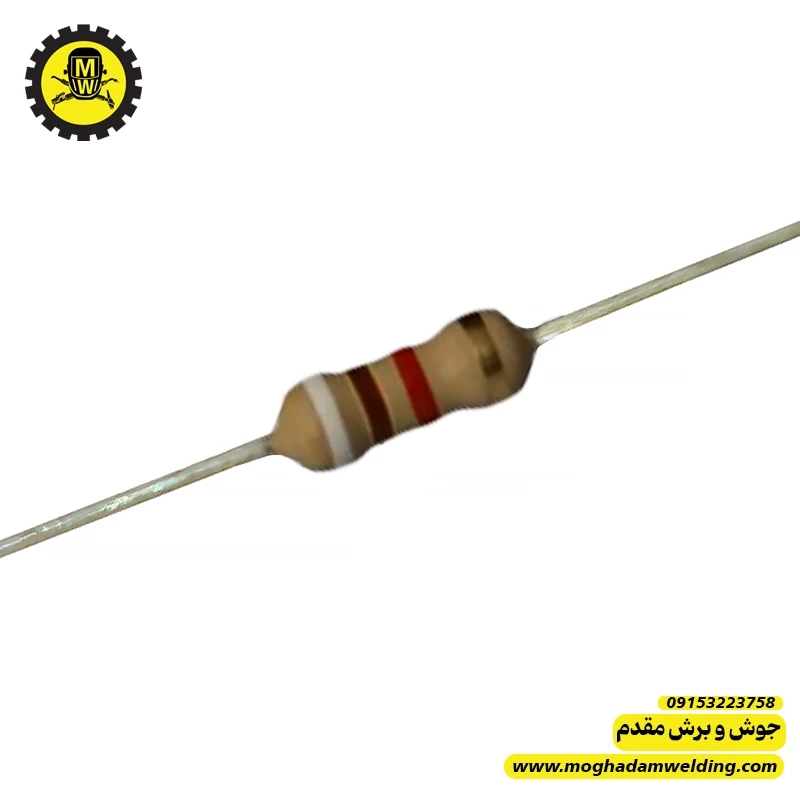 مقاومت کربنی 9.1 کیلو اهم 0.25 وات 