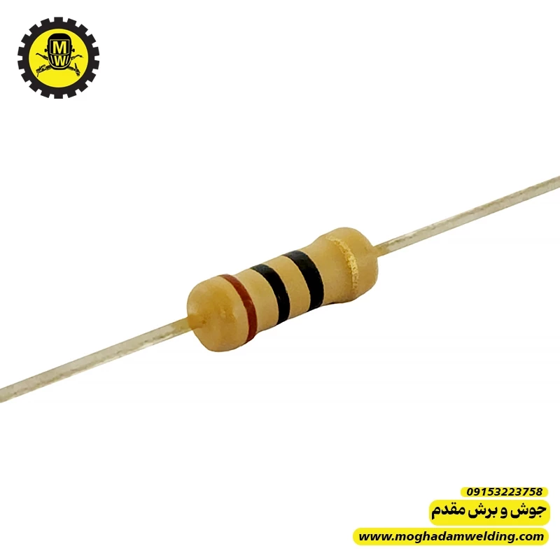 مقاومت کربنی 10 اهم 1 وات