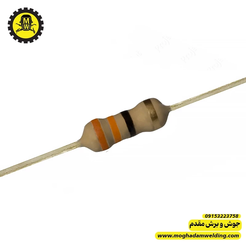 مقاومت کربنی 33 اهم 0.25 وات 