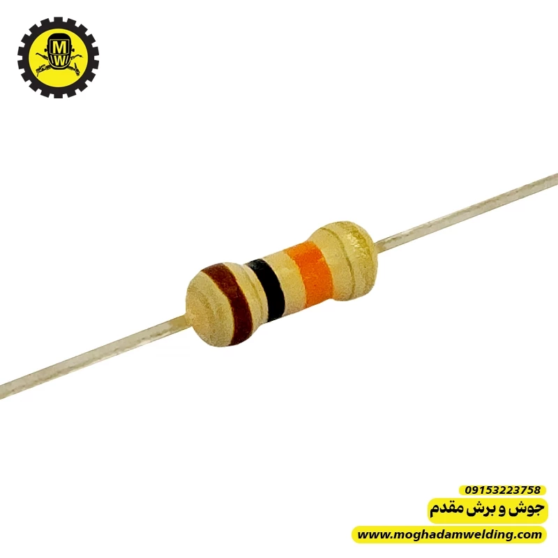 مقاومت کربنی 10 کیلو اهم 0.25 وات