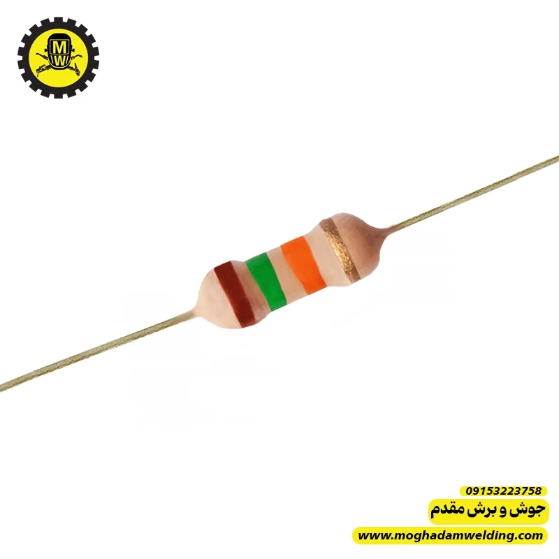 مقاومت کربنی 15 کیلو اهم 0.25 وات 