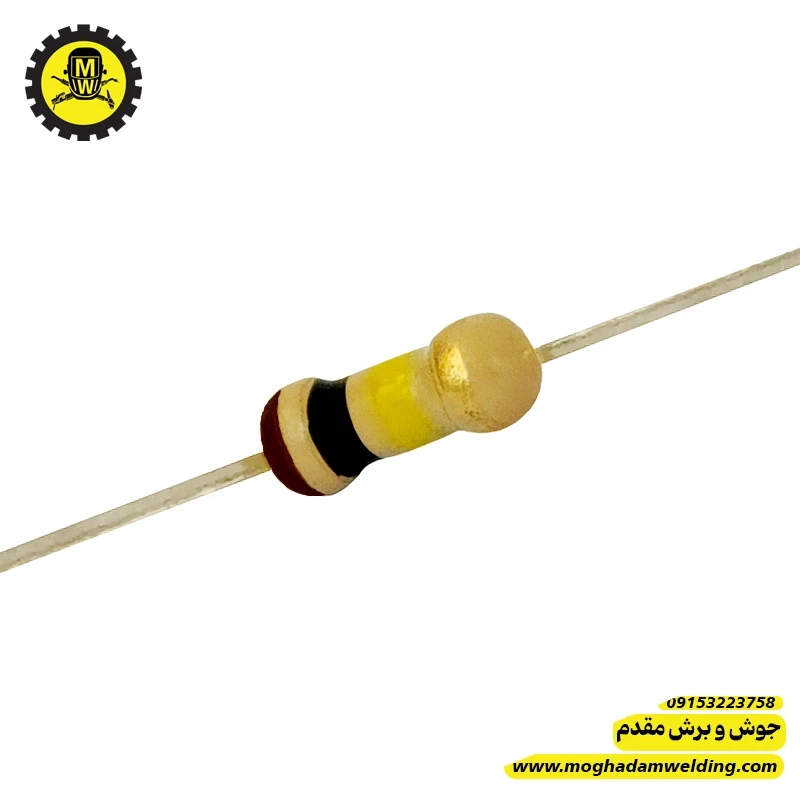 مقاومت کربنی 100 کیلو اهم 0.25 وات